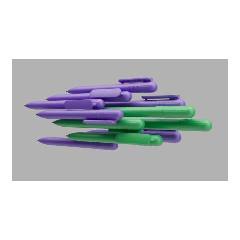 Prodir DS6 twist ballpoint pen matt white | Without Branding | Without Branding | Black