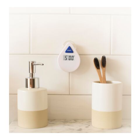 ABS digital shower timer Kendrick white | No Branding | not available | not available