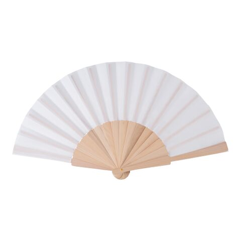 rPET hand held fan Rosanne off white | No Branding | not available | not available