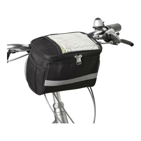 Polyester (600D) bicycle cooler bag Prisha black | No Branding | not available | not available