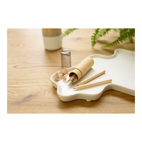 ABS and cardboard tube with pencils Libbie black | No Branding | not available | not available