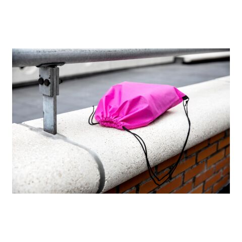 Drawstring backpack Nico, Nonwoven (80 gr/m²) lime | No Branding | not available | not available