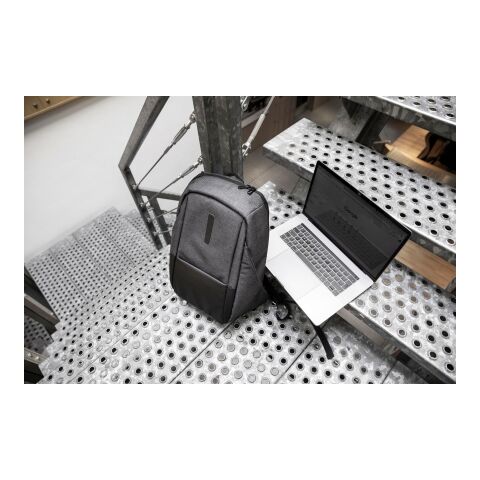 PVC laptop backpack Aliza black | No Branding | not available | not available