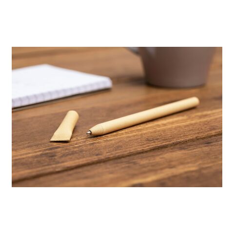 Cardboard ballpen Madalena white | No Branding | not available | not available