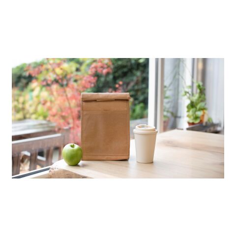 Nonwoven (100 gr/m²) cooler bag Onni brown | No Branding | not available | not available