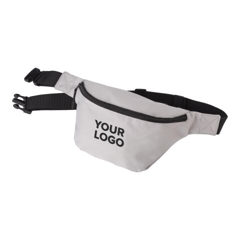 Polyester (600D) waist bag Leonardo grey | No Branding | not available | not available