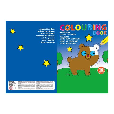 Cardboard colouring book Constanze custom/multicolor | No Branding | not available | not available
