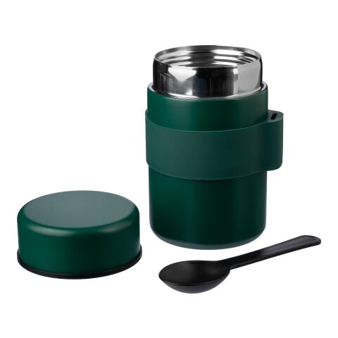 Stainless steel double walled lunch pot Niko grey | No Branding | not available | not available