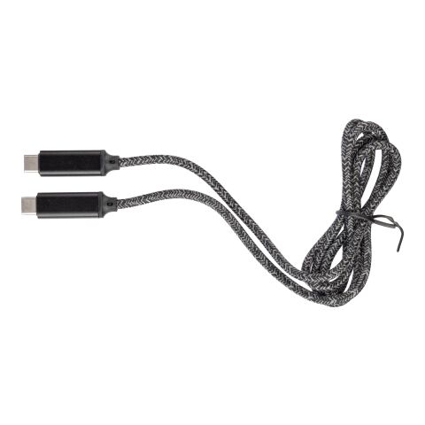 Nylon fabric charging cable 65W Claudia white | No Branding | not available | not available