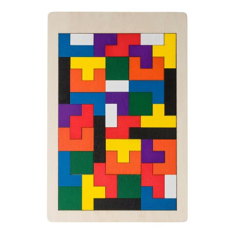 Wooden jigsaw game Skyla brown | No Branding | not available | not available