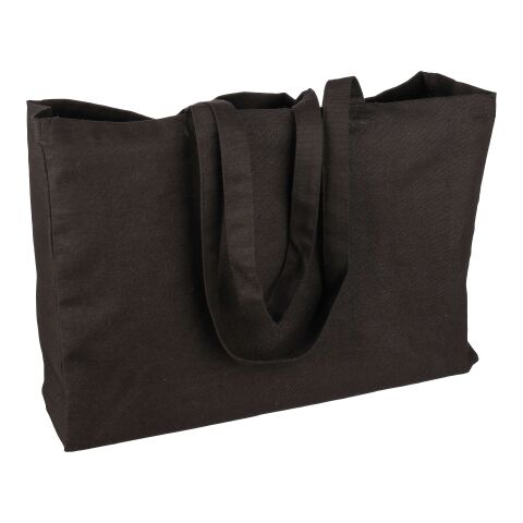 Oeko-Tex cotton (280 gsm) shopping bag Hugh black | No Branding | not available | not available