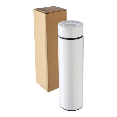 Stainless steel double-walled flask 425 ml Mary silver | No Branding | not available | not available