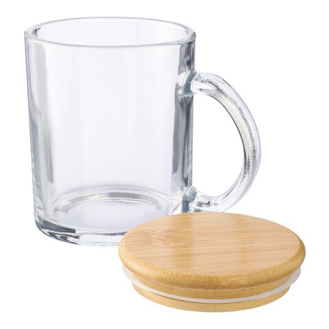 Recycled glass drinking mug 300 ml Ashley neutral | No Branding | not available | not available