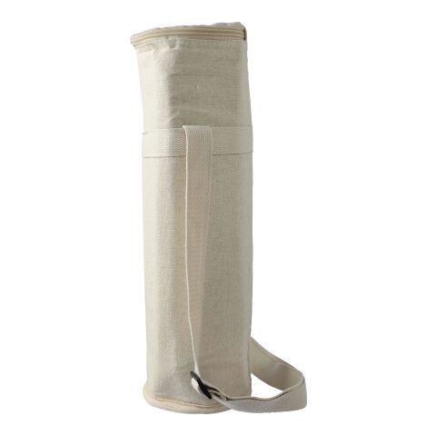 Recycled cotton (270 gsm) bottle cooler bag Eugene khaki | No Branding | not available | not available