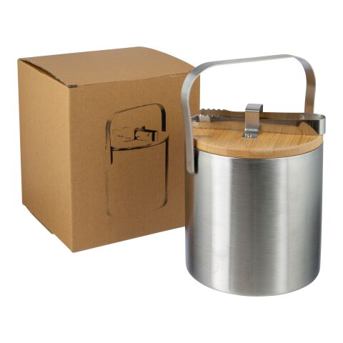 Double walled stainless steel ice bucket Fenwick silver | No Branding | not available | not available