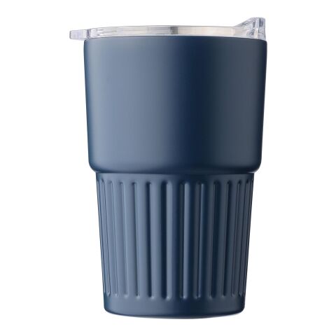 Recycled stainless steel double-walled travel mug (450 ml) Calo green | No Branding | not available | not available