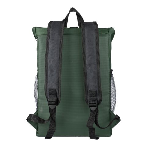 rPET polyester (600D) roll-top backpack Yani black | No Branding | not available | not available