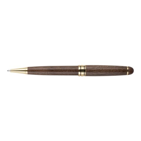 Walnut wooden pen set Adelina brown | No Branding