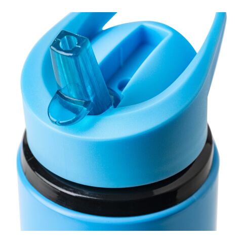 Recycled stainless steel drinking bottle (500 ml) Zeno light blue | No Branding | not available | not available