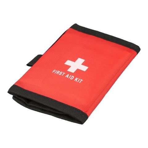 rPET (600D) polyester first aid pouch Kairo red | No Branding
