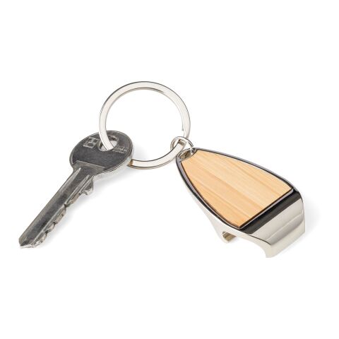 Zinc alloy keychain Aria brown | No Branding