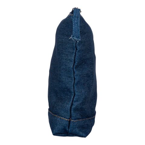 Recycled denim cosmetic bag Orin blue | No Branding