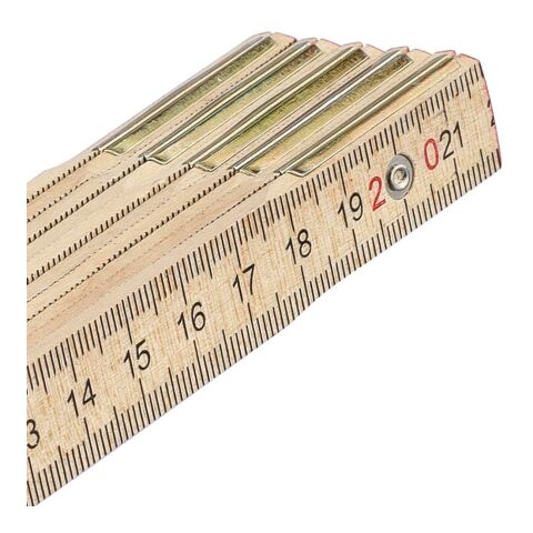 Birchwood foldable ruler Ezio brown | No Branding | not available | not available