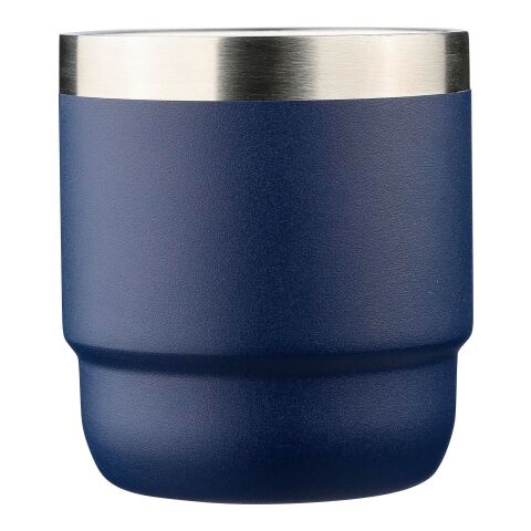 Recycled stainless steel double-walled cup (180 ml) Lilia blue | No Branding