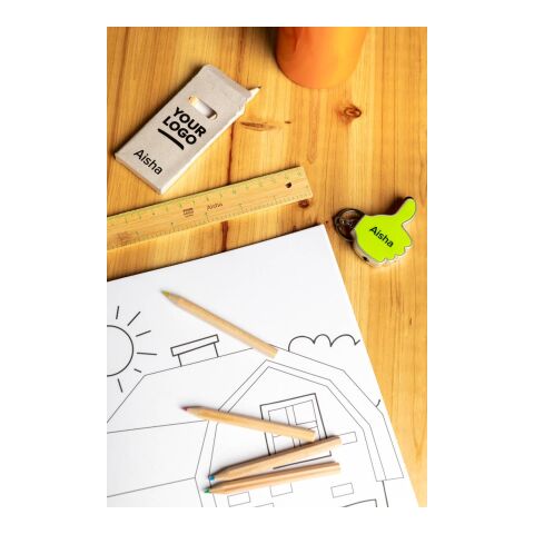 Wooden pencil set Gigi grey | No Branding | not available | not available