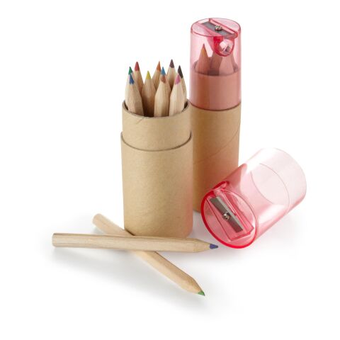 ABS and cardboard tube with pencils Libbie black | No Branding | not available | not available