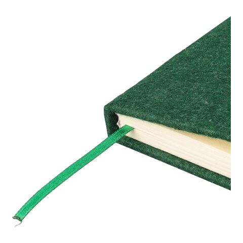 Recycled felt notebook (A5) Dario grey | No Branding | not available | not available