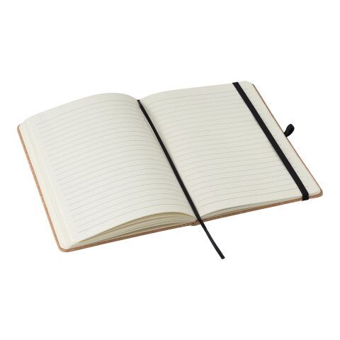 Recycled leather notebook (A5) Gianna black | No Branding | not available | not available