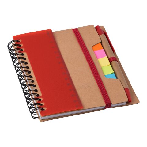 Recycled paper notebook Angela red | No Branding | not available | not available