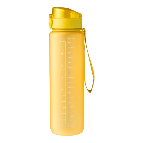RPET drinking bottle (1000 ml) Brinley yellow | No Branding | not available | not available