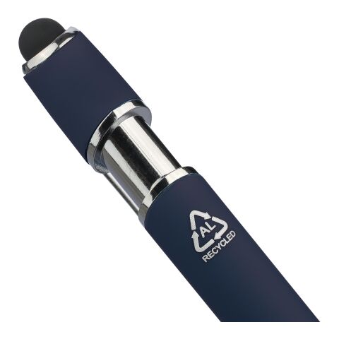 Recycled aluminium ballpen Primo blue
