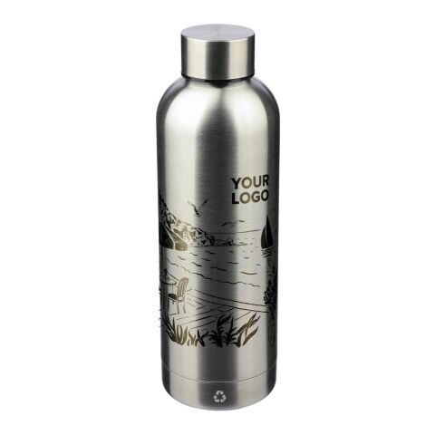 Recycled stainless steel bottle Isaiah burgundy | No Branding | not available | not available