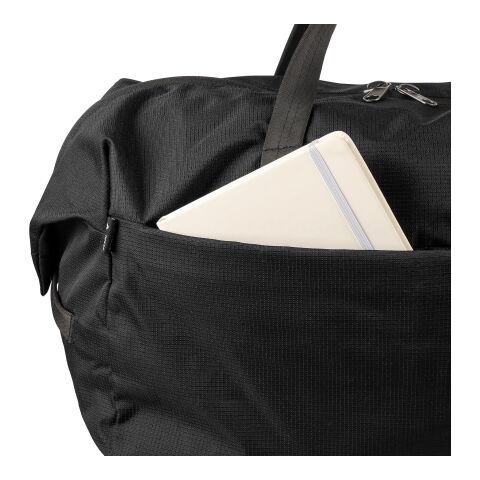 rPET (300D) polyester Ocean Bound sports bag Niv black | No Branding | not available | not available