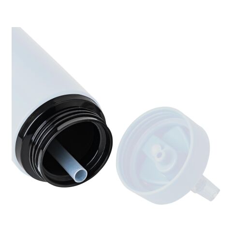 Recycled stainless steel drinking bottle (500 ml) Zeno white | No Branding | not available | not available