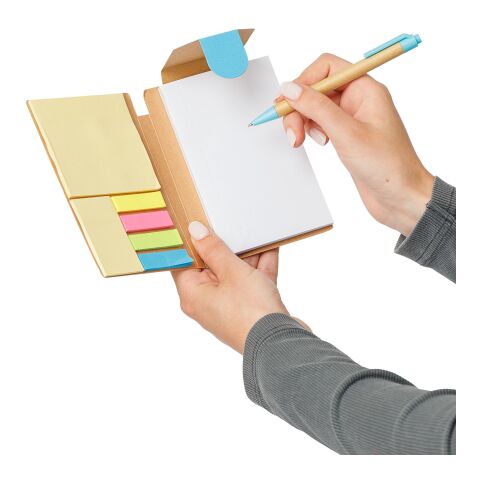 Notebook Quillo | Recycled cardboard | A6 | Blank light blue