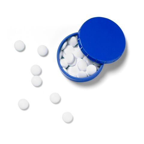 Tin with mints Anika cobalt blue