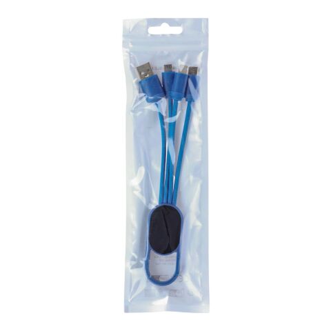 4-in-1 Charging cable set Idris blue