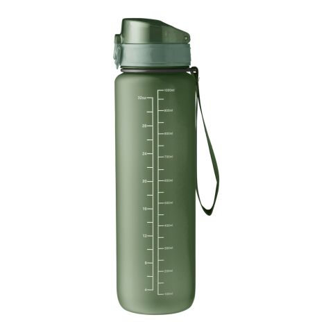 RPET drinking bottle (1000 ml) Brinley green