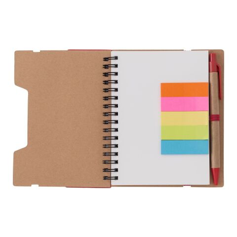 Recycled paper notebook Angela red