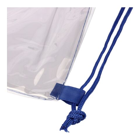 PVC drawstring backpack Kiki cobalt blue