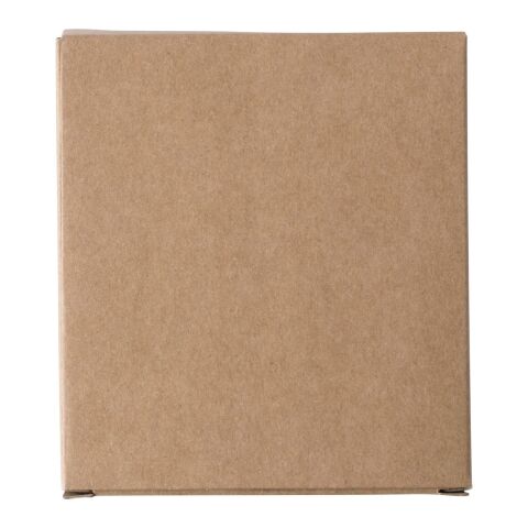 Cardboard box with chalk Orville brown