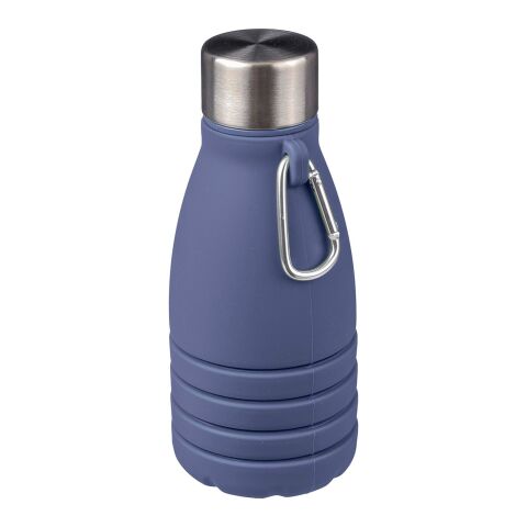 Silicone foldable drinking bottle 550 ml Erin grey