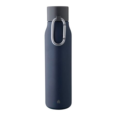 Recycled stainless steel drinking bottle (600 ml) Cassian white