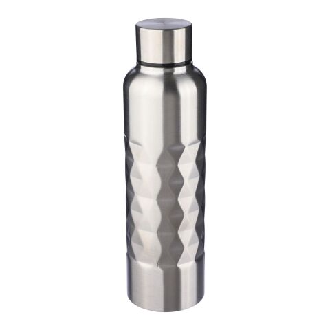Recycled stainless steel single-walled drinking bottle (800 ml) Talin silver