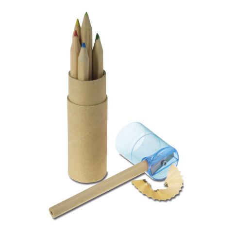 ABS and cardboard tube with pencils Libbie red | No Branding | not available | not available