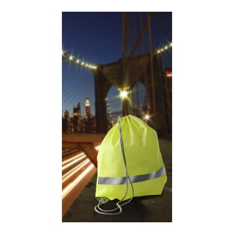 Polyester (190T) drawstring backpack Sylvie orange | No Branding | not available | not available